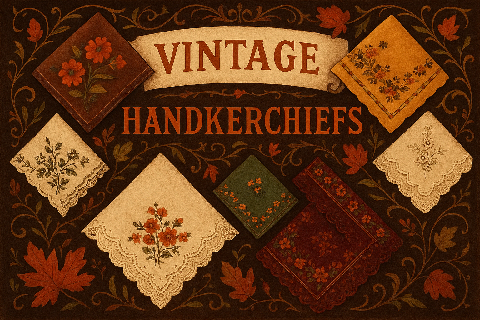 Vintage Hankies – Toadstool Farm Vintage