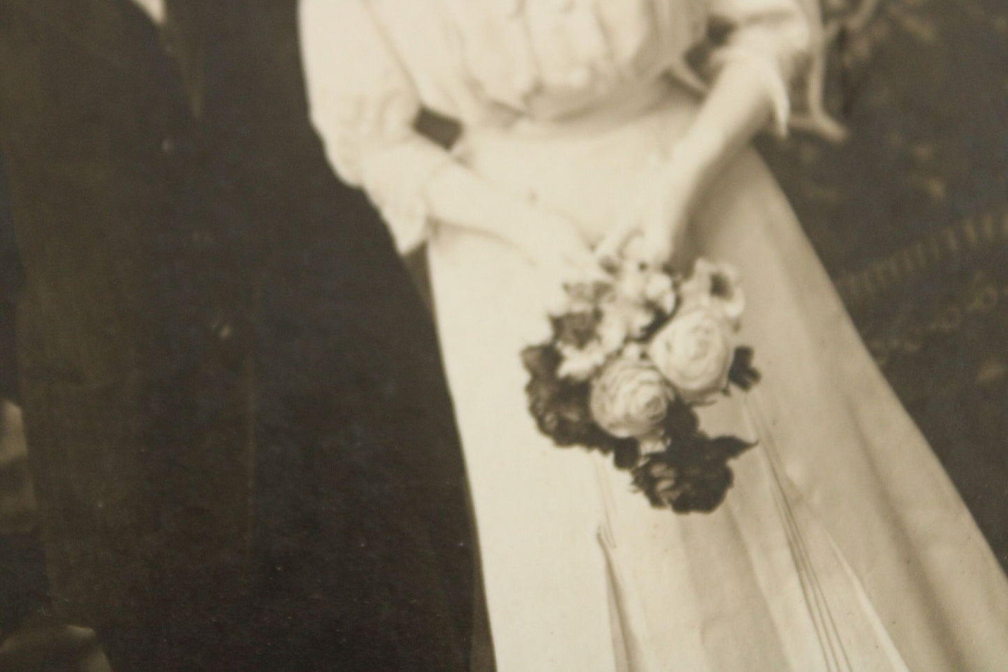 Vintage 1900s 1910s Wedding Photograph