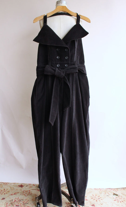 Making the Cut Womens Jumpsuit, NWT Black, Size Large, Volup
