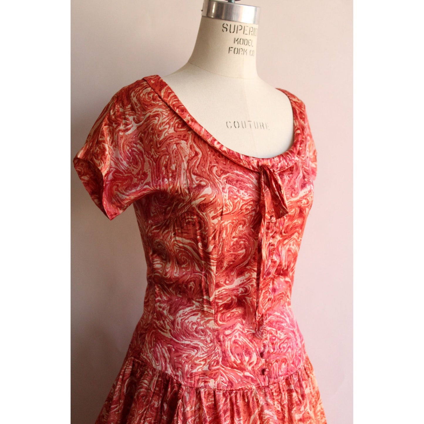 Vintage 1950s Jerry Gilden Spectator Fit and Flare Dress