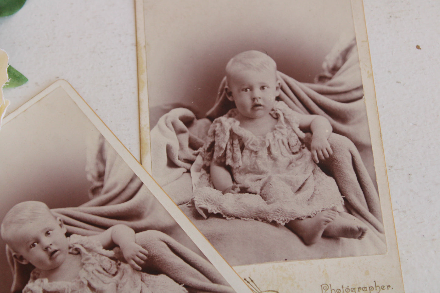 Vintage 1900s Edwardian Baby Photograph