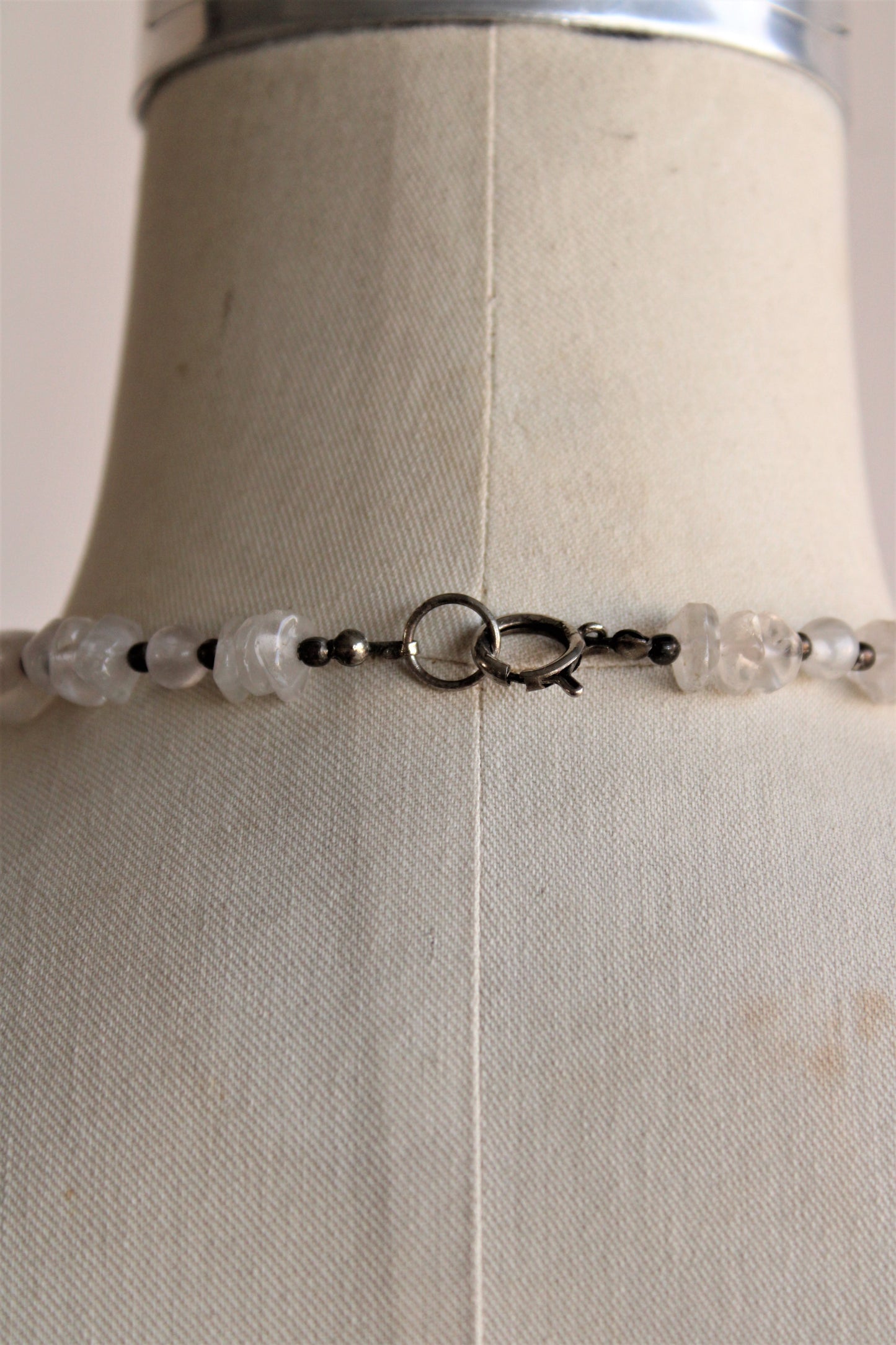 Vintage Quartz Bead Necklace