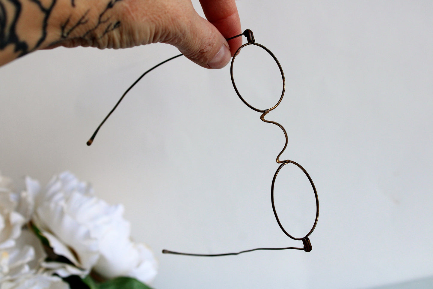 Antique Victorian Wire Spectacle Frames