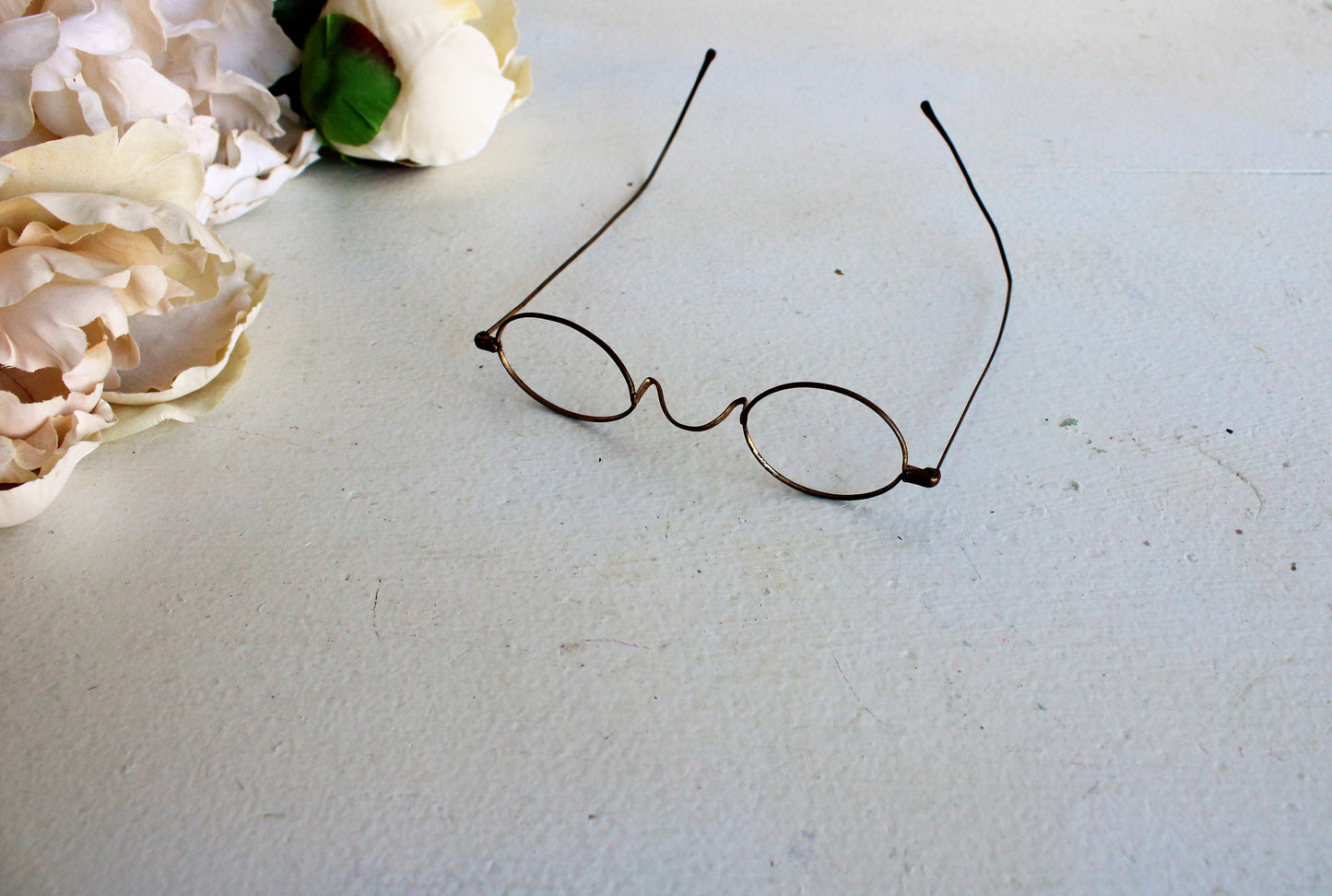 Antique Victorian Wire Spectacle Frames
