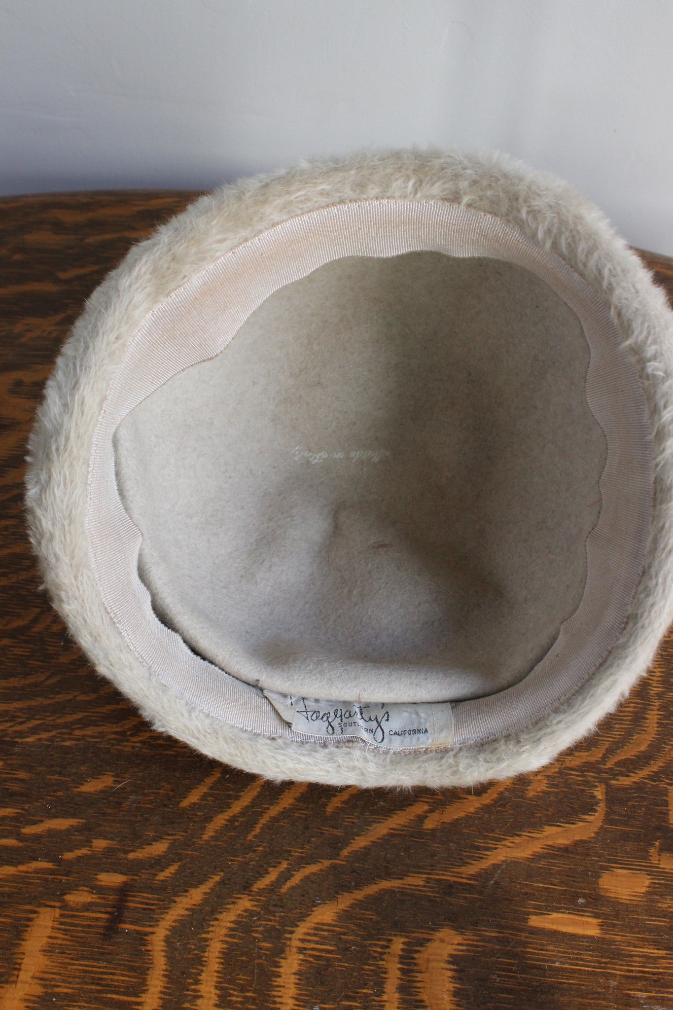 Vintage 1950s Haggartys Faux Fur Tan Women's Vintage Hat