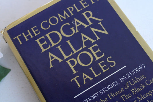 Vintage 1980s Book, The Complete Edgar Allan Poe Tales