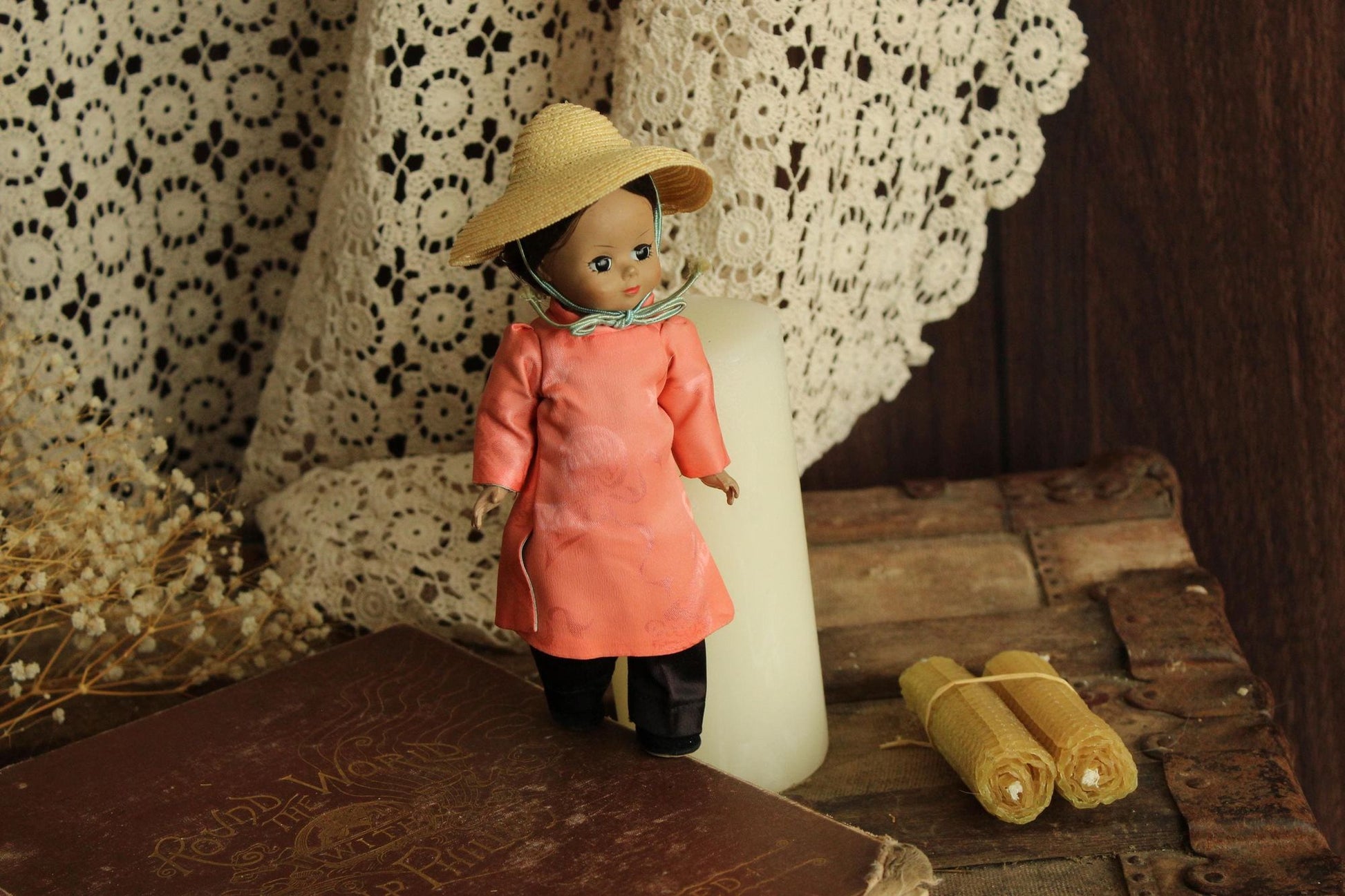 Vintage 1960s 1970s Madame Alexander Vietnam Doll, Model #788