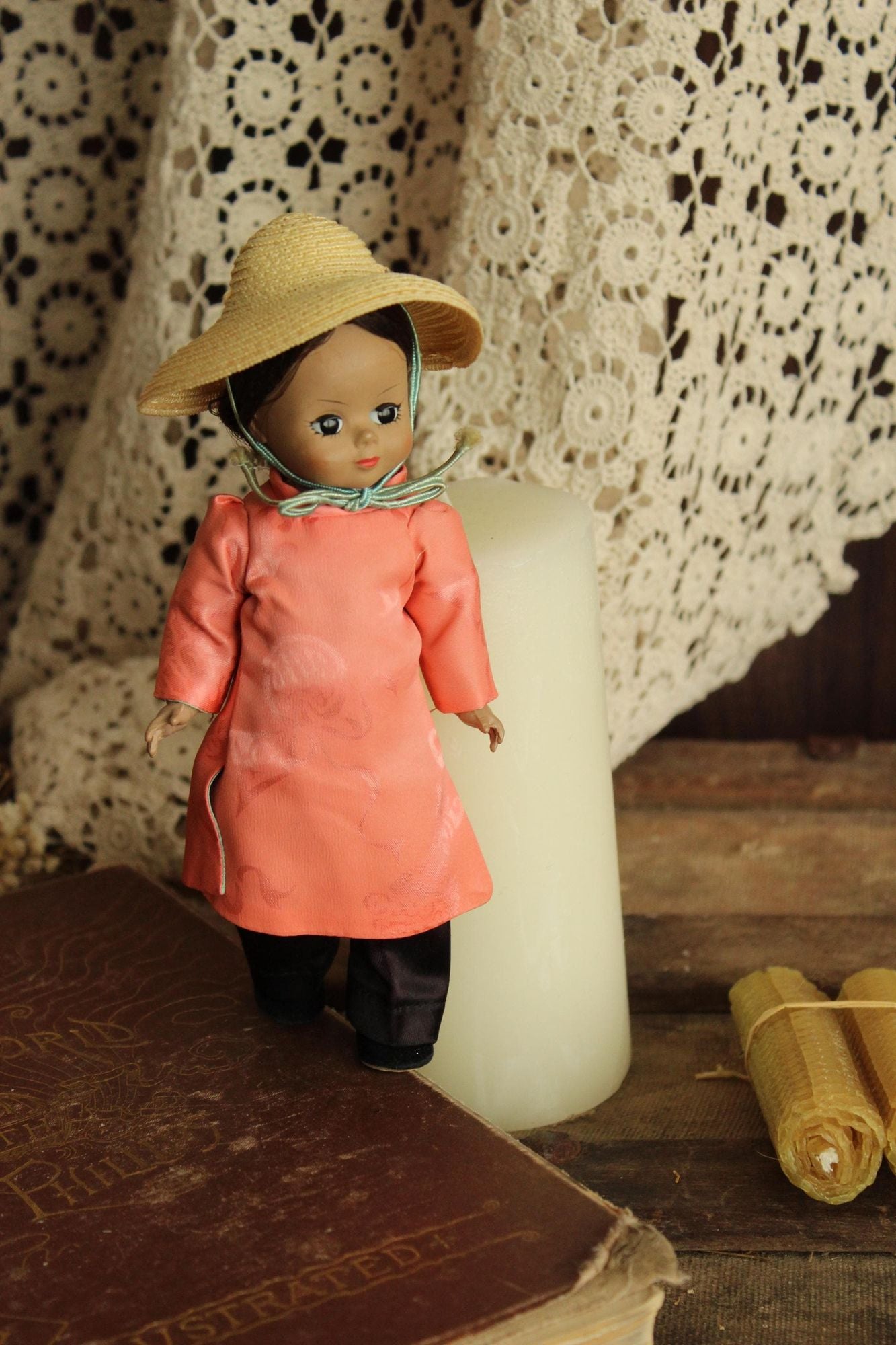 Vintage 1960s 1970s Madame Alexander Vietnam Doll, Model #788
