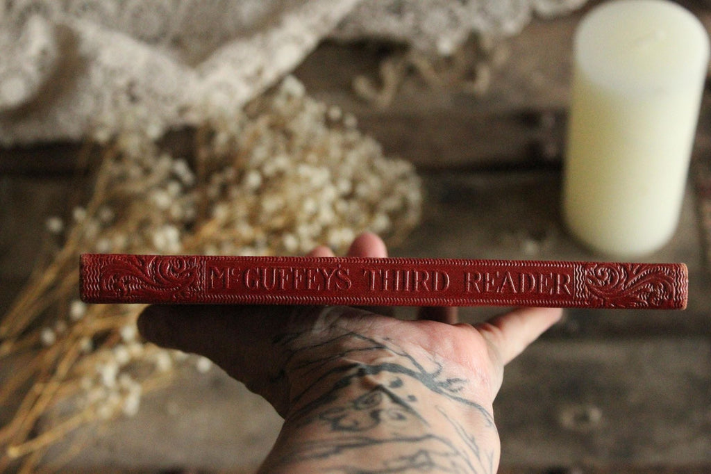 Vintage 1920s Book, "McGuffey's Third Eclectic Reader", Revised Edition