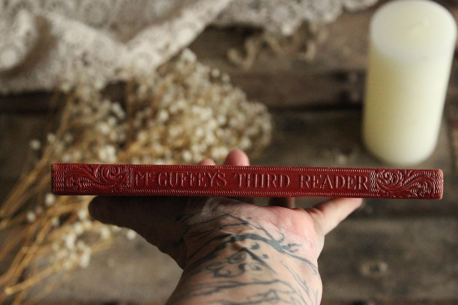 Vintage 1920s Book, "McGuffey's Third Eclectic Reader", Revised Edition