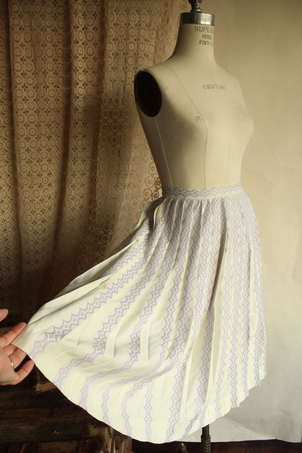 Vintage 1960s Bobbie Brooks Pleated Skirt