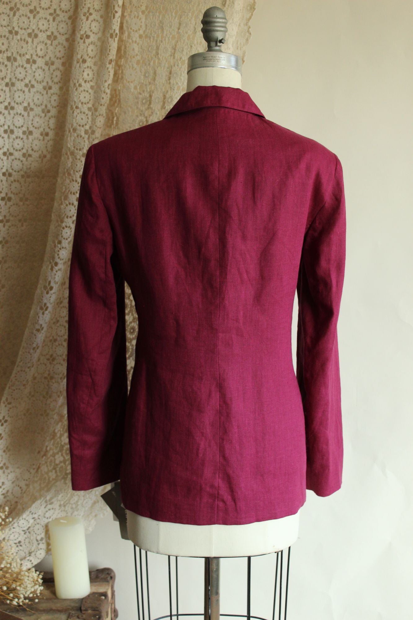 Vintage 1990s NWT Jones New York 100% Linen Blazer