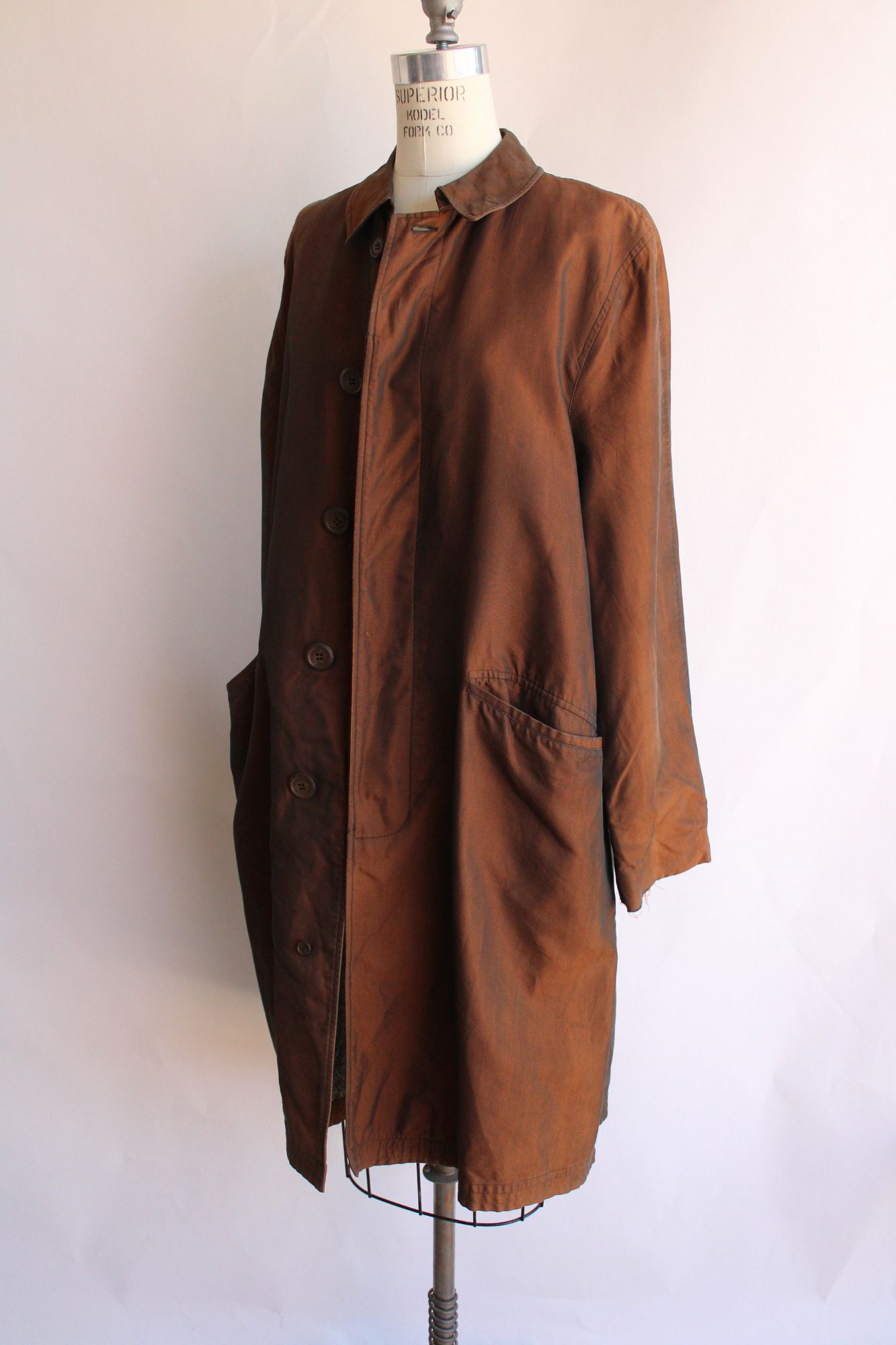 Vintage 1970s 1980s Briarcliff Brown All Weather Rain Jacket