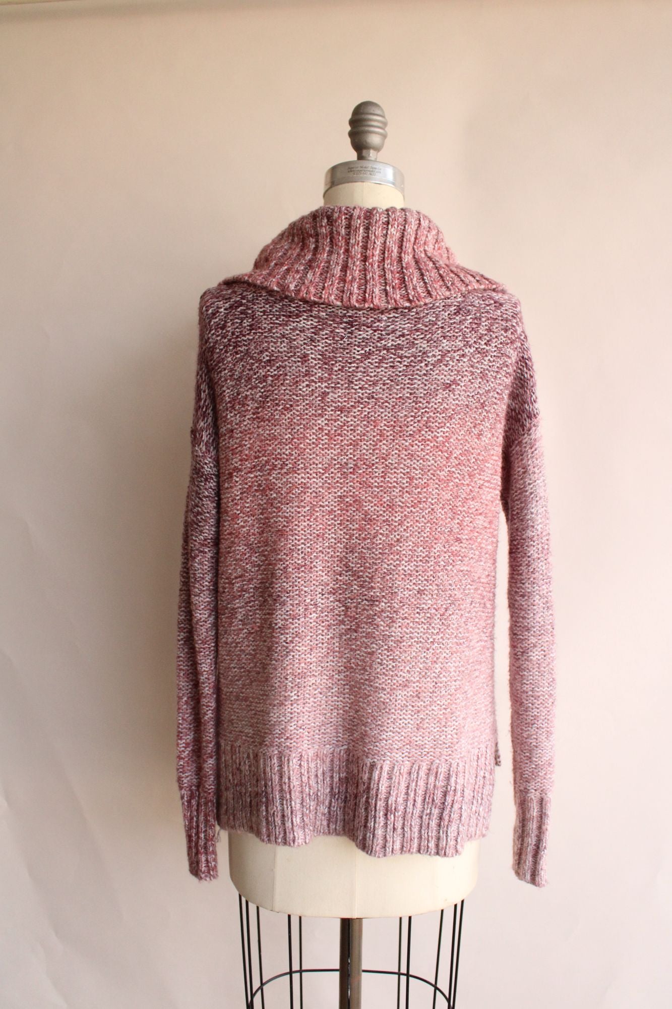 American Eagle Outfitters womans sweater, Size XS, pink, cowl neck