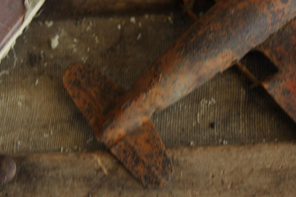 Vintage 1930s Wyandotte Pressed Steel Rusty Toy Airplane