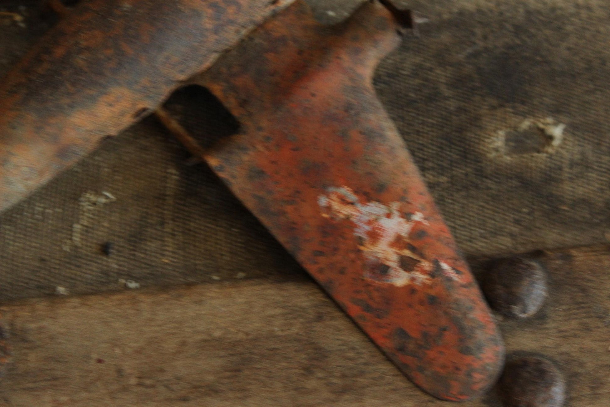 Vintage 1930s Wyandotte Pressed Steel Rusty Toy Airplane