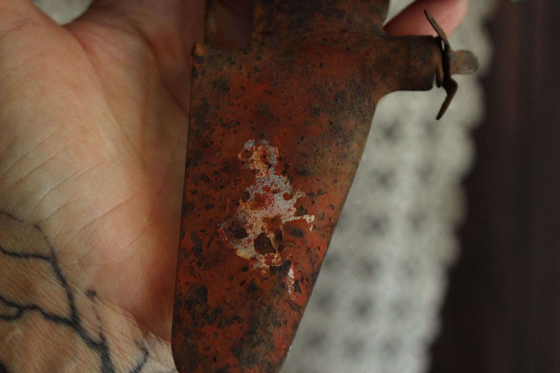 Vintage 1930s Wyandotte Pressed Steel Rusty Toy Airplane