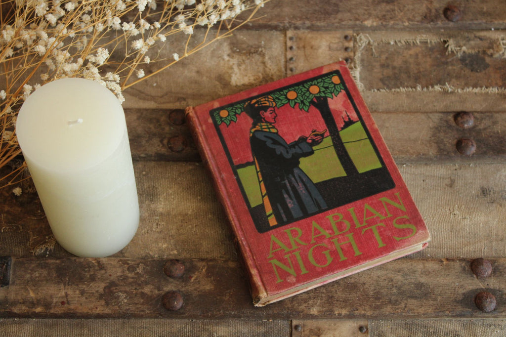 Vintage Antique 1890s Book, "Arabian Nights"  Henry Altemus, Illustrated