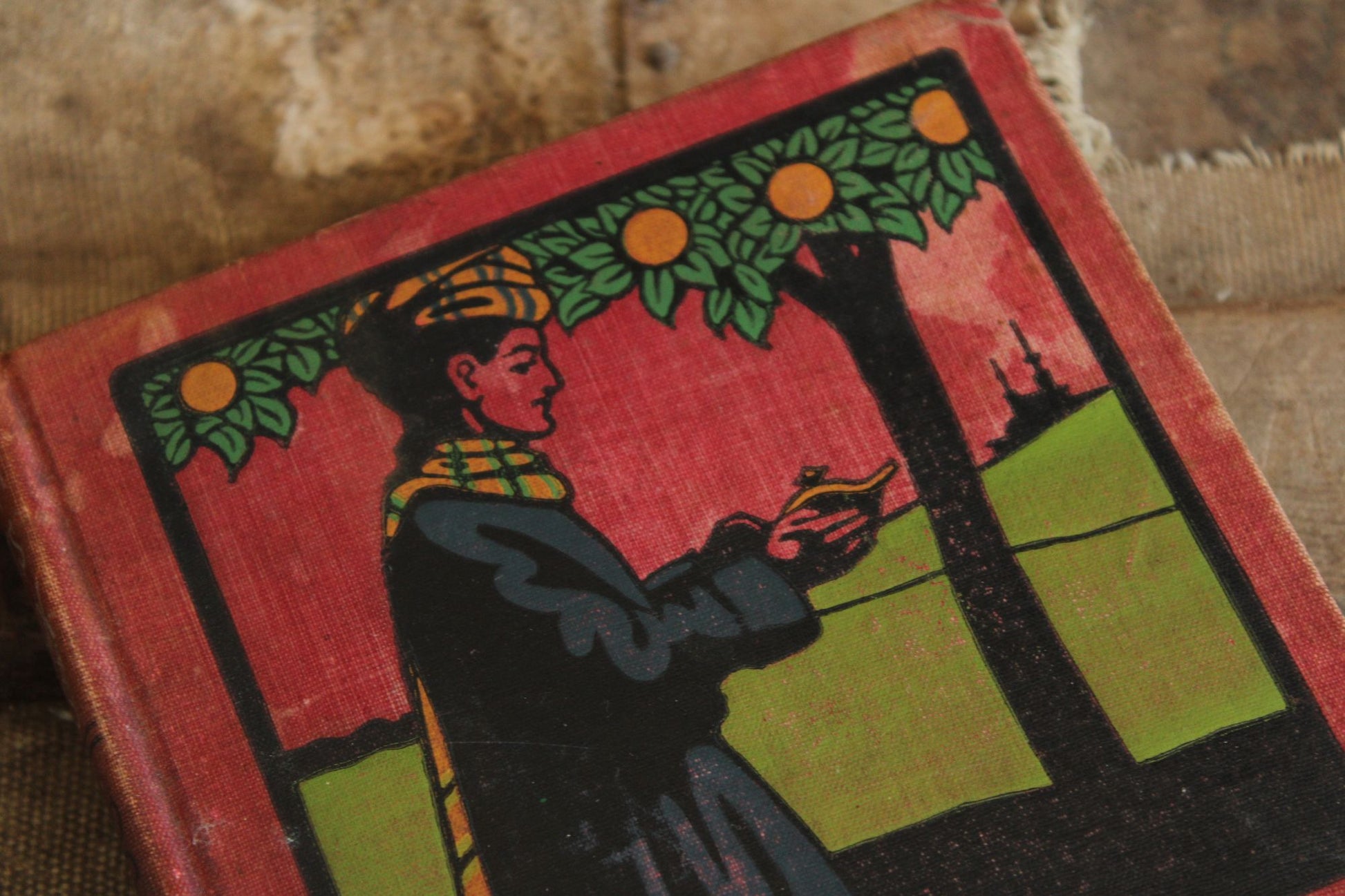 Vintage Antique 1890s Book, "Arabian Nights"  Henry Altemus, Illustrated