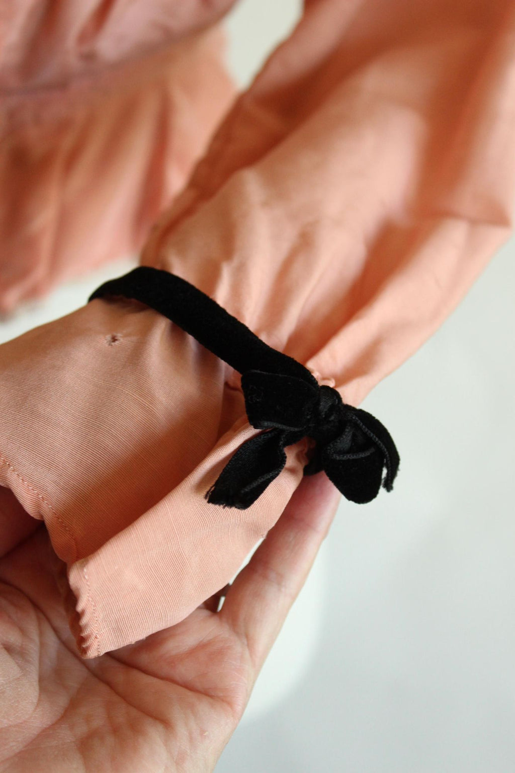 Vintage Antique 1900s Edwardian Jacket in Pink Silk with Black Trim