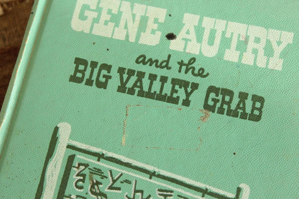 Vintage 1950s Book, "Gene Autry and the Big Valley Grab" by W.H. Hutchinson, Illustrated