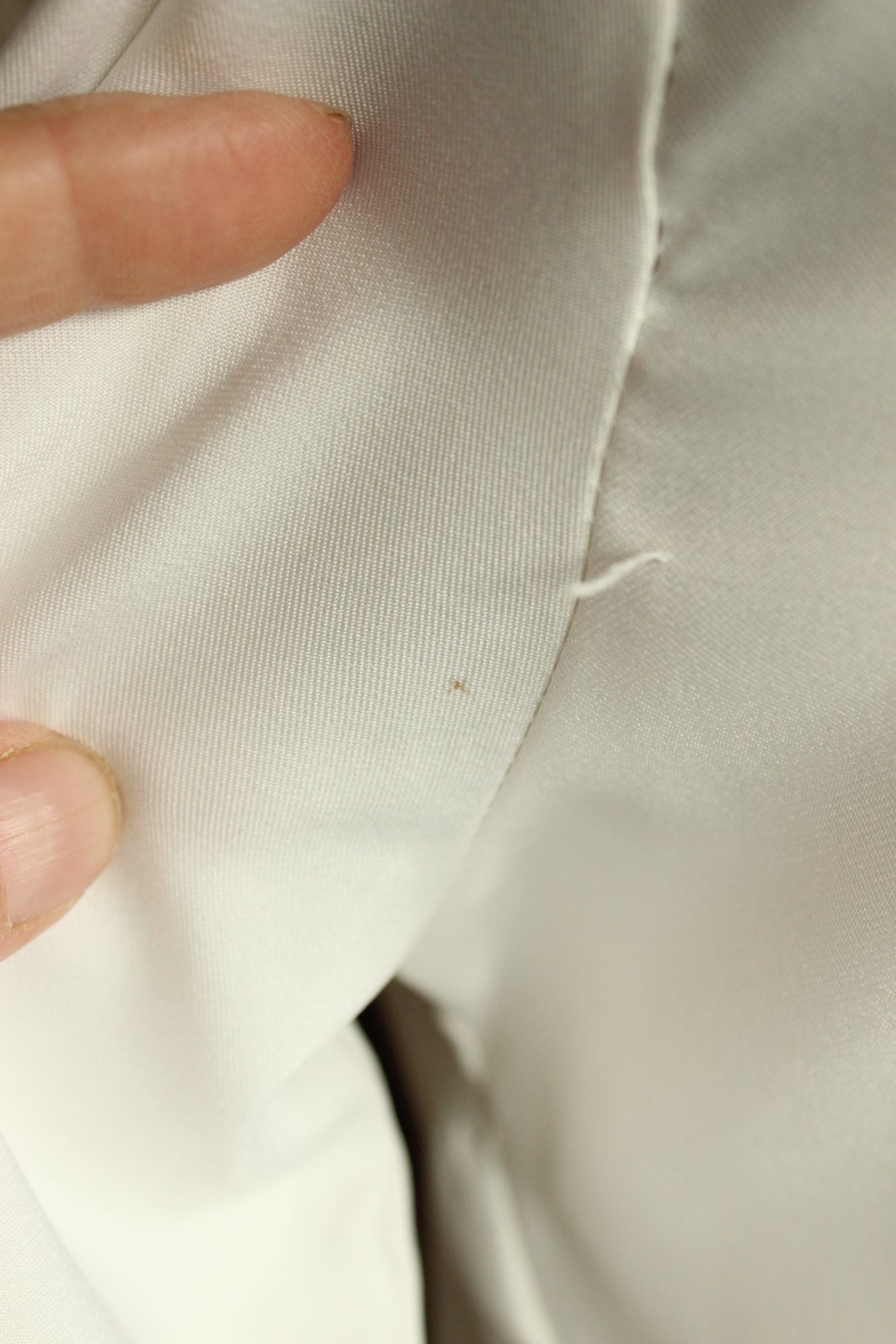 Vintage 1960s Teddi of California White Ruffle Collar Blouse