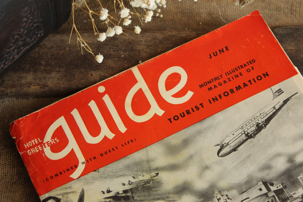 Vintage 1940s Hotel Greeters Guide