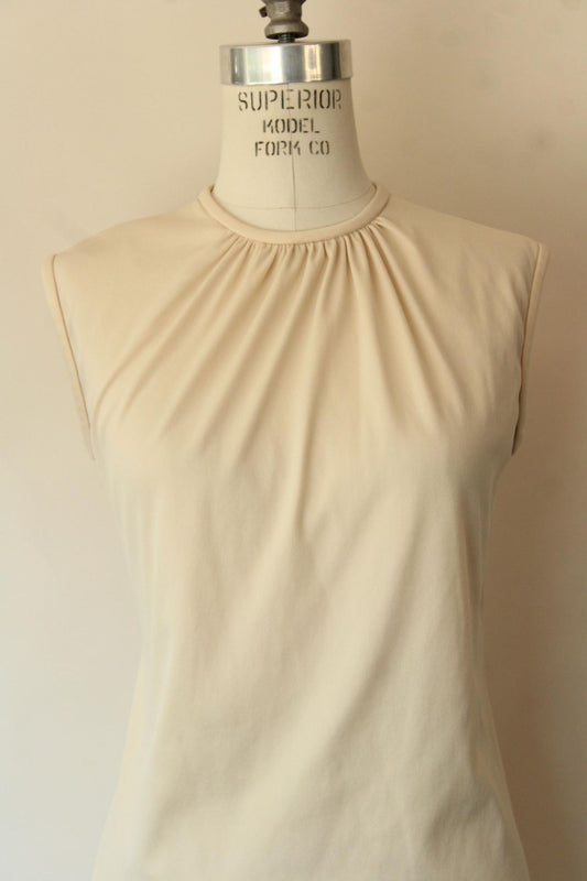 Vintage 1970s 1980s Teddi Sleeveless Top