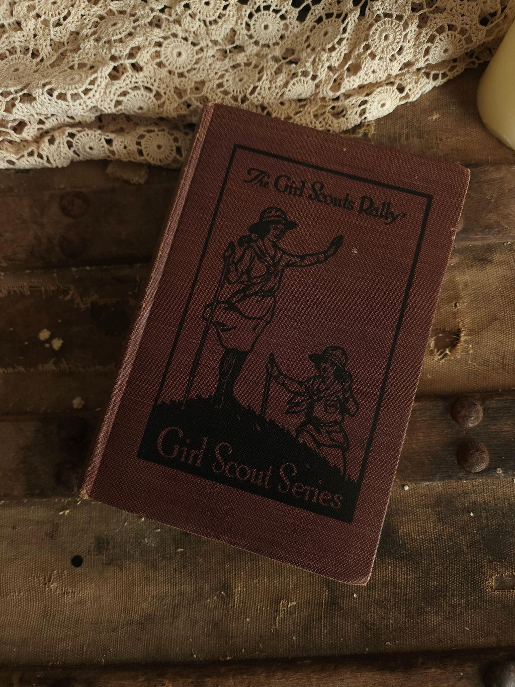 Vintage 1920s Book, "The Girl Scouts Rally; or Rosanna Wins" First Edition by Katherine Keene Galt