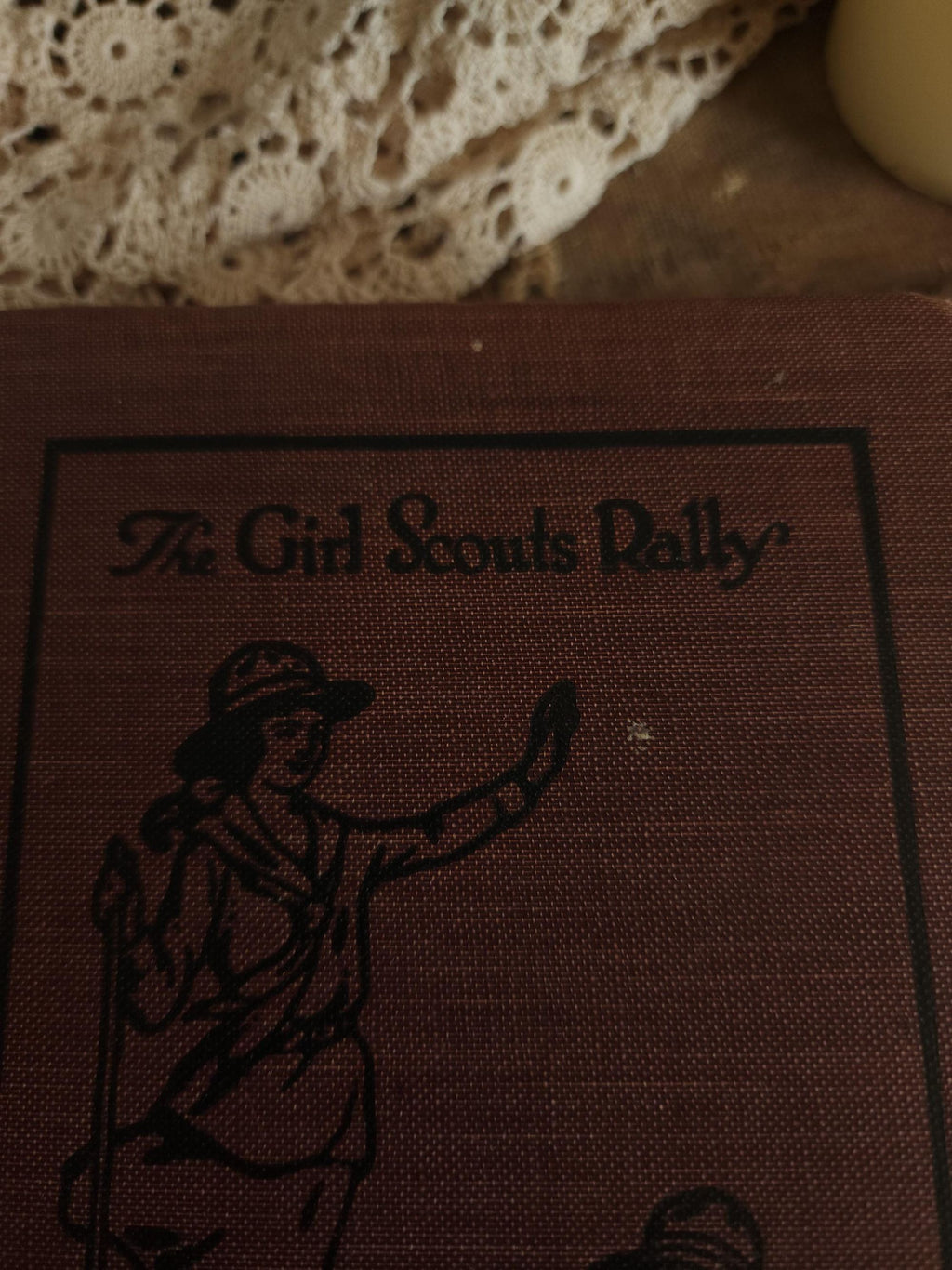 Vintage 1920s Book, "The Girl Scouts Rally; or Rosanna Wins" First Edition by Katherine Keene Galt
