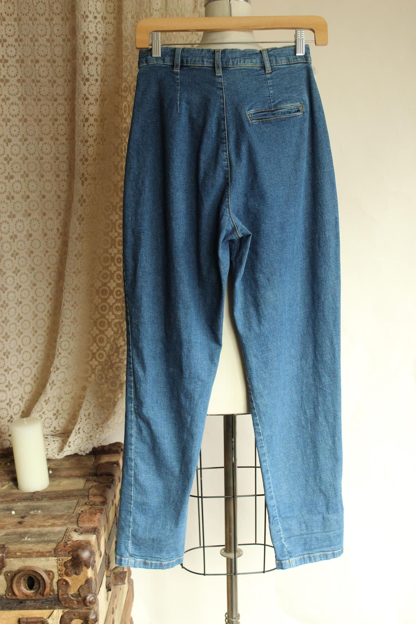 Vintage 1980s 1990s Mom Jeans, Size 8