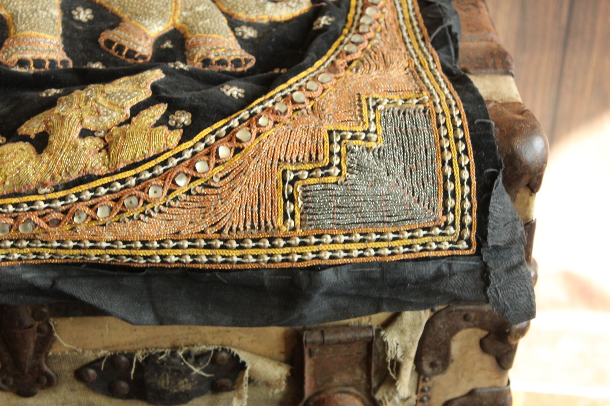 Vintage 1940s Kalaga Wall Hanging