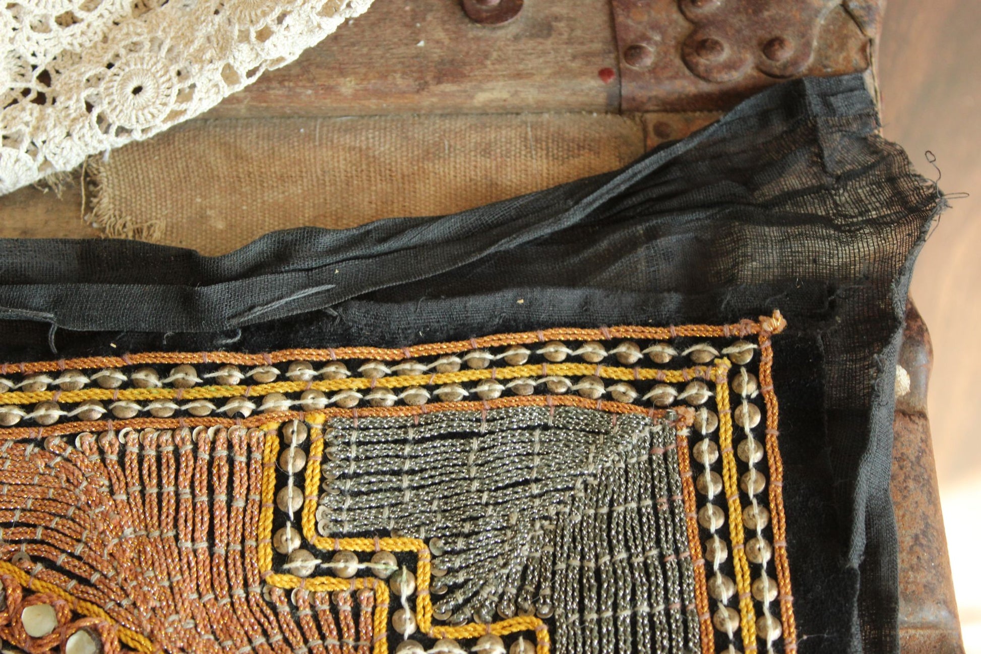 Vintage 1940s Kalaga Wall Hanging