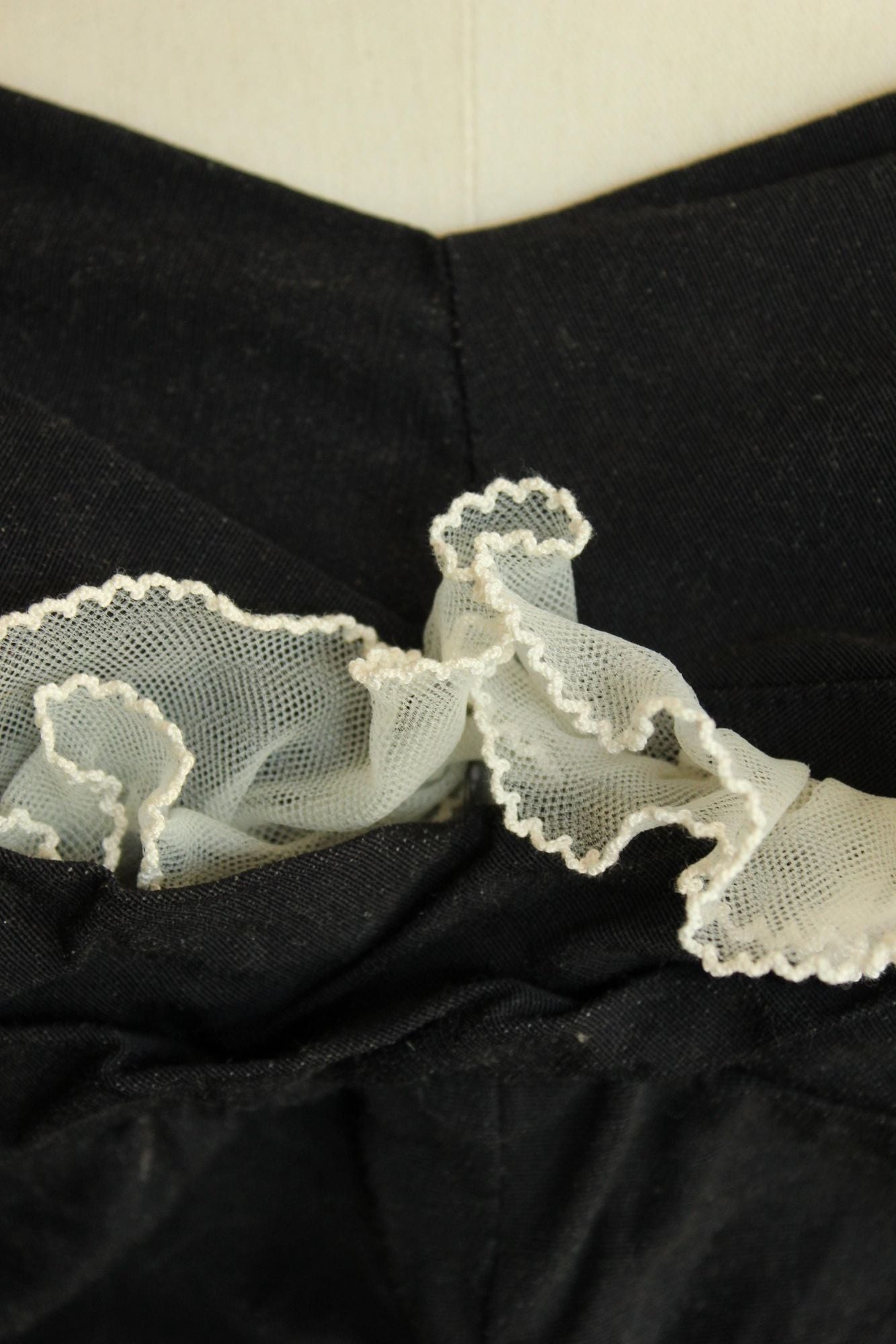 Vintage 1950s  Black and White Bathing Suit by Sea Fashions Size 34