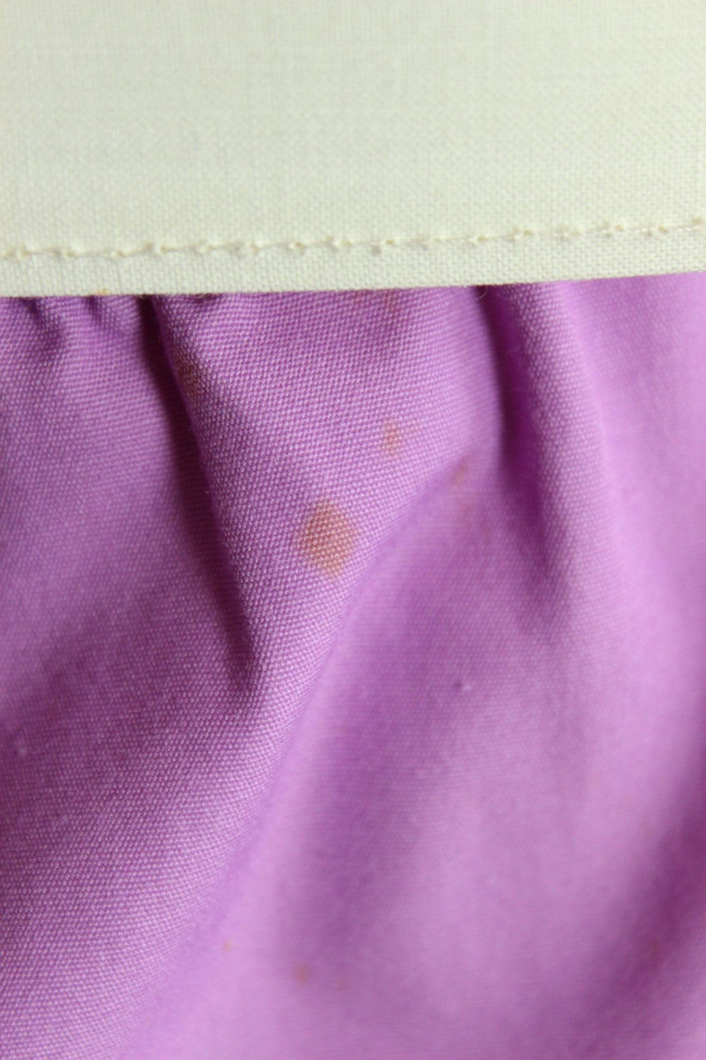 Vintage 1980s Purple Prairie Dress with Belt and Pockets