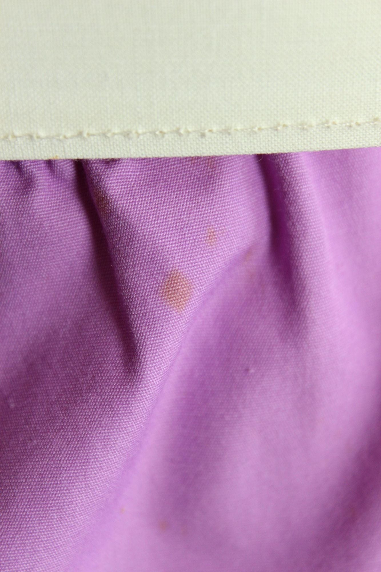 Vintage 1980s Purple Prairie Dress with Belt and Pockets