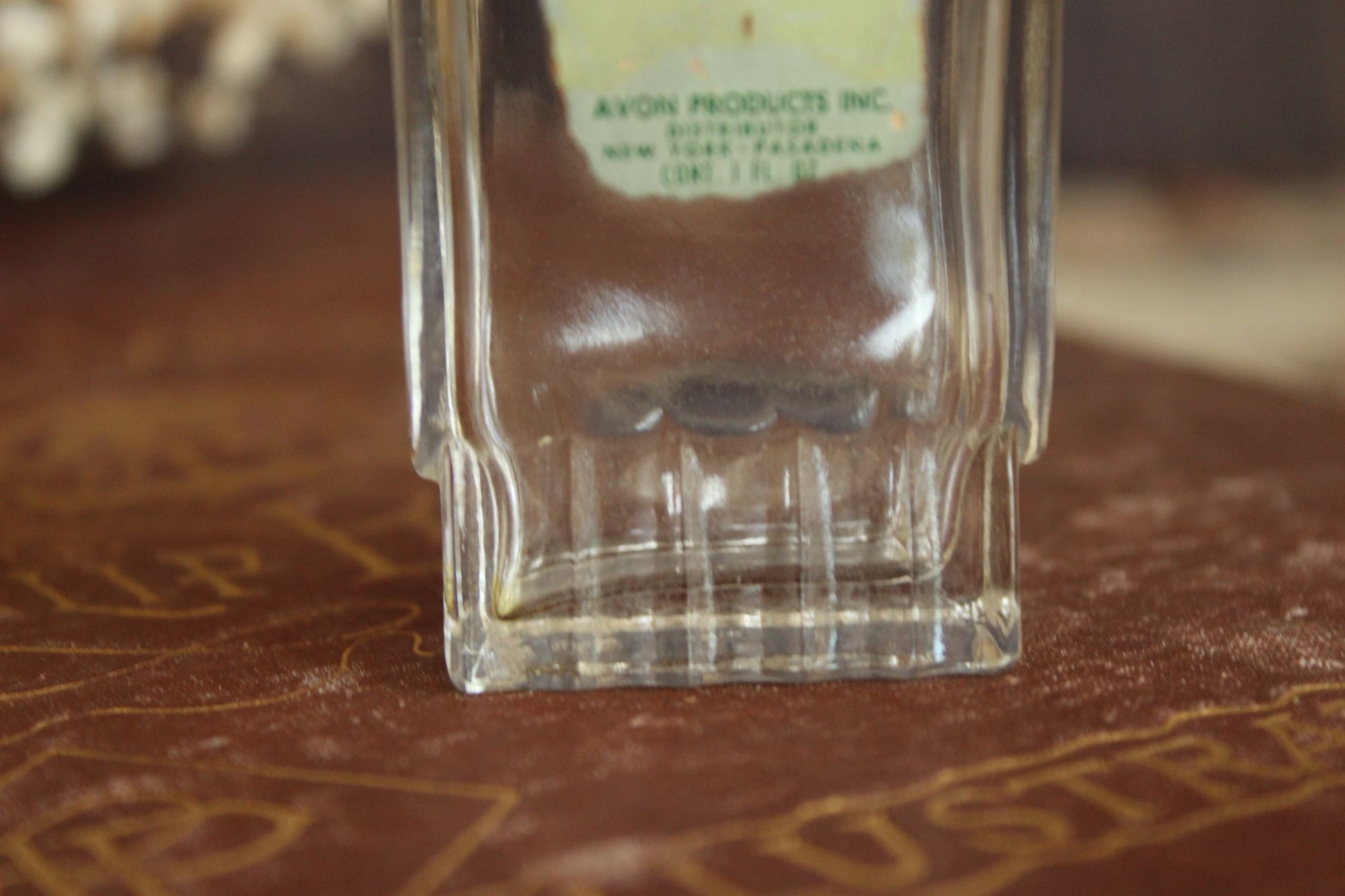 Vintage 1940s Avon Happy Hours Cologne Bottle