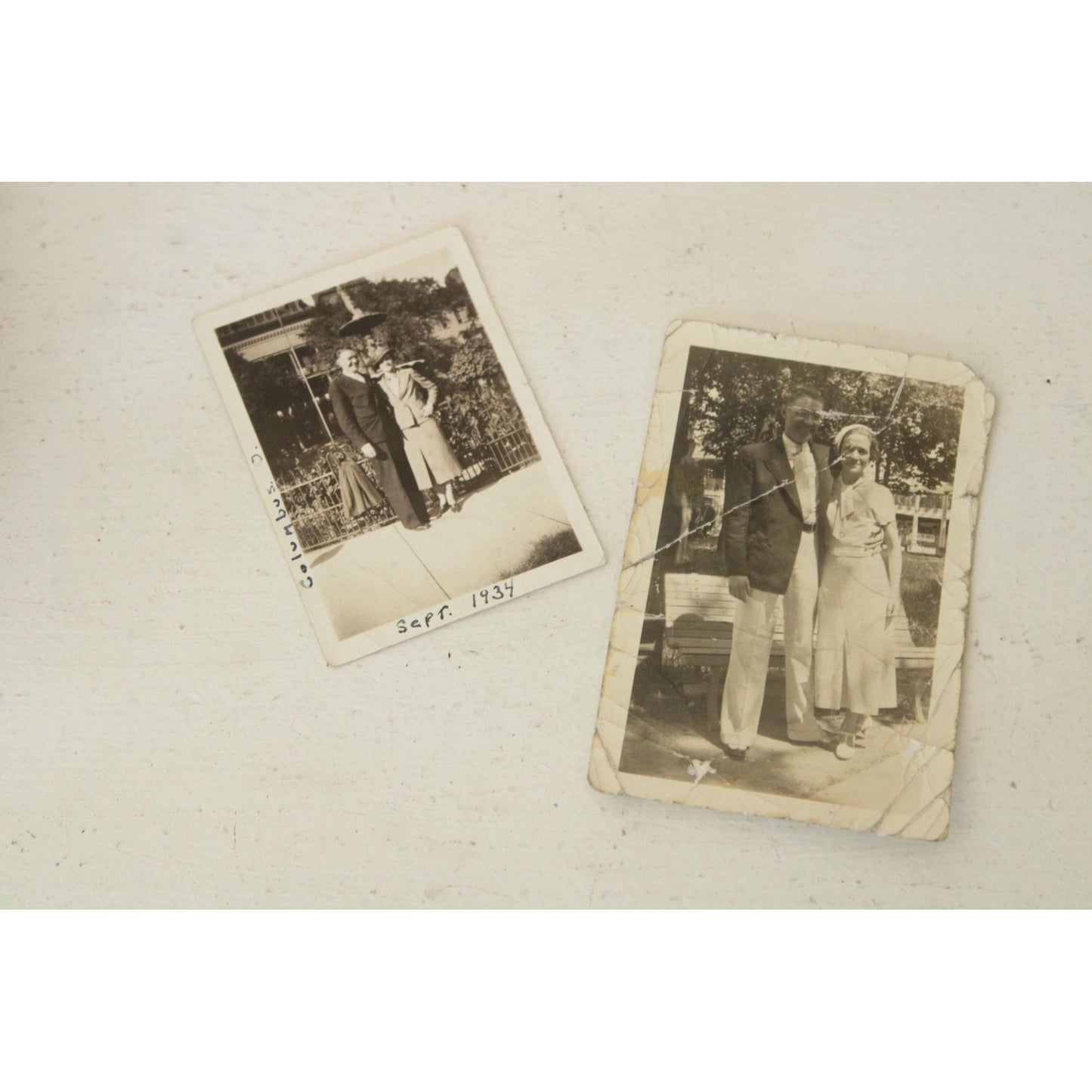 Vintage 1930s Man And Woman Snapshots