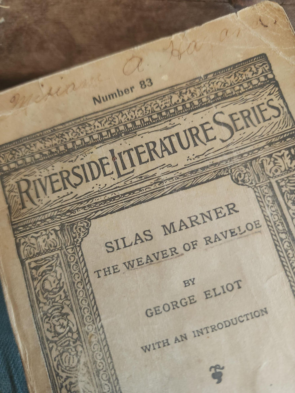 Vintage Antique 1895 Book, First Edition, "Silas Marner, The Weaver of Raveloe" by George Eliot