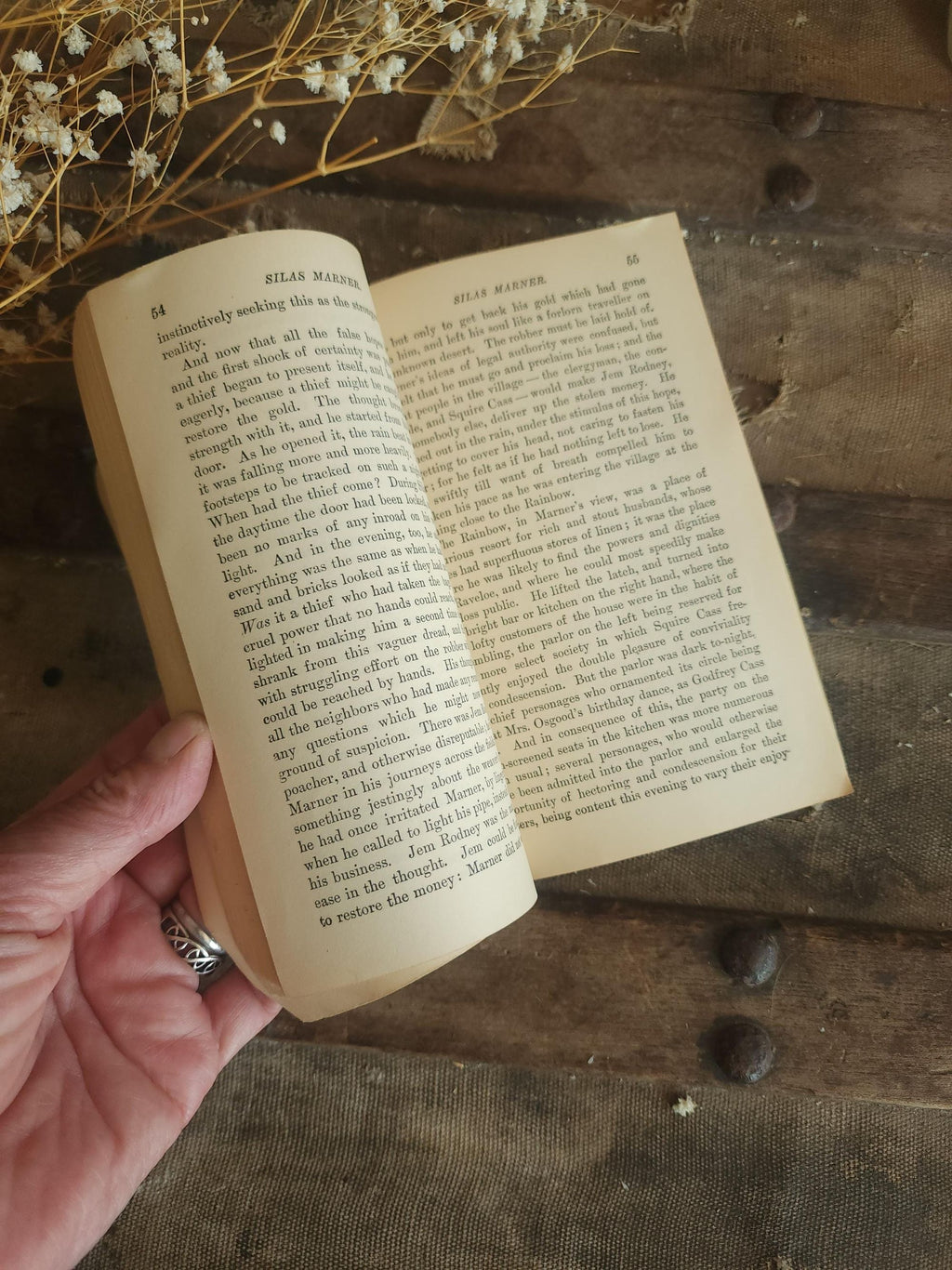 Vintage Antique 1895 Book, First Edition, "Silas Marner, The Weaver of Raveloe" by George Eliot