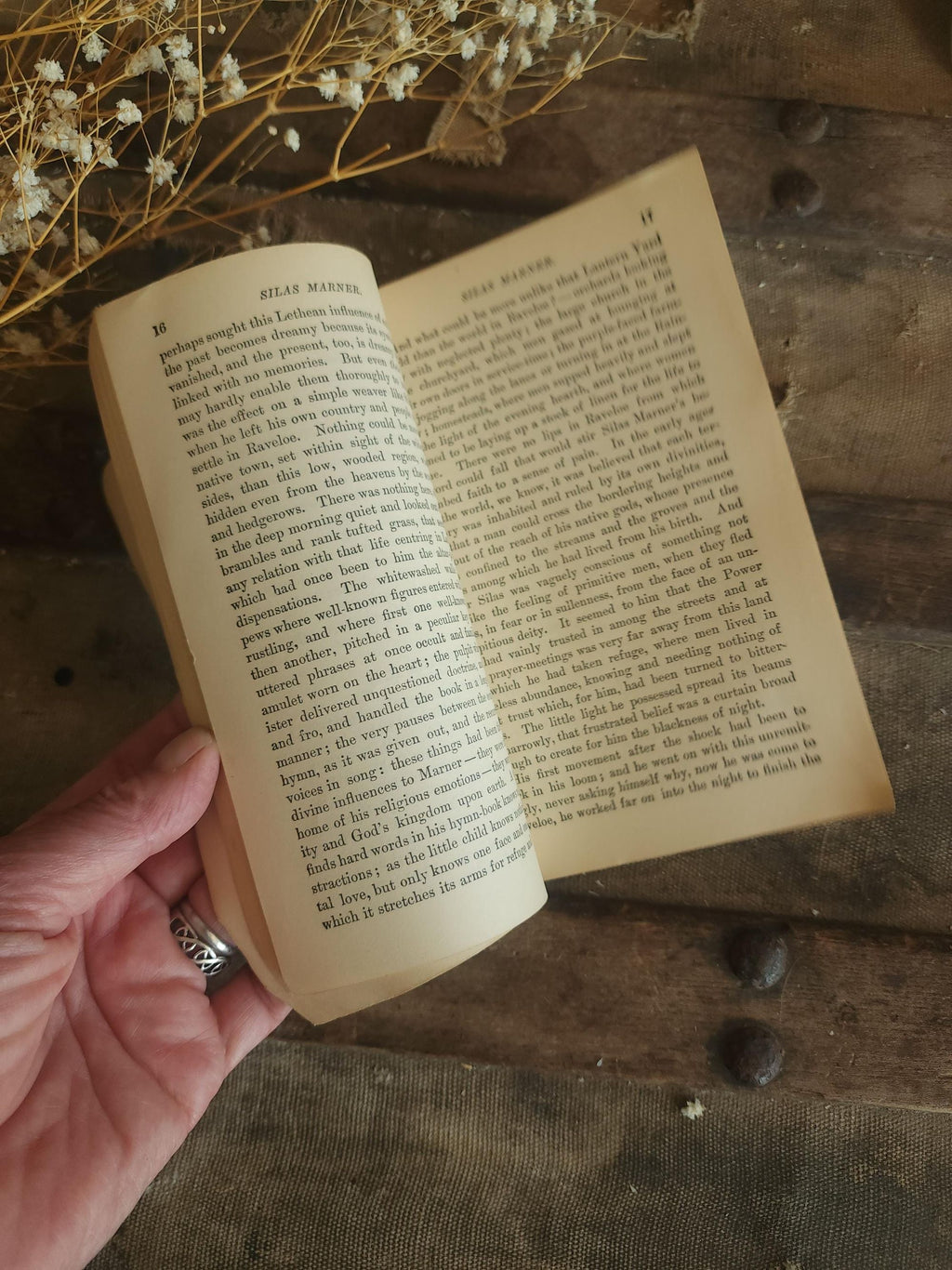 Vintage Antique 1895 Book, First Edition, "Silas Marner, The Weaver of Raveloe" by George Eliot