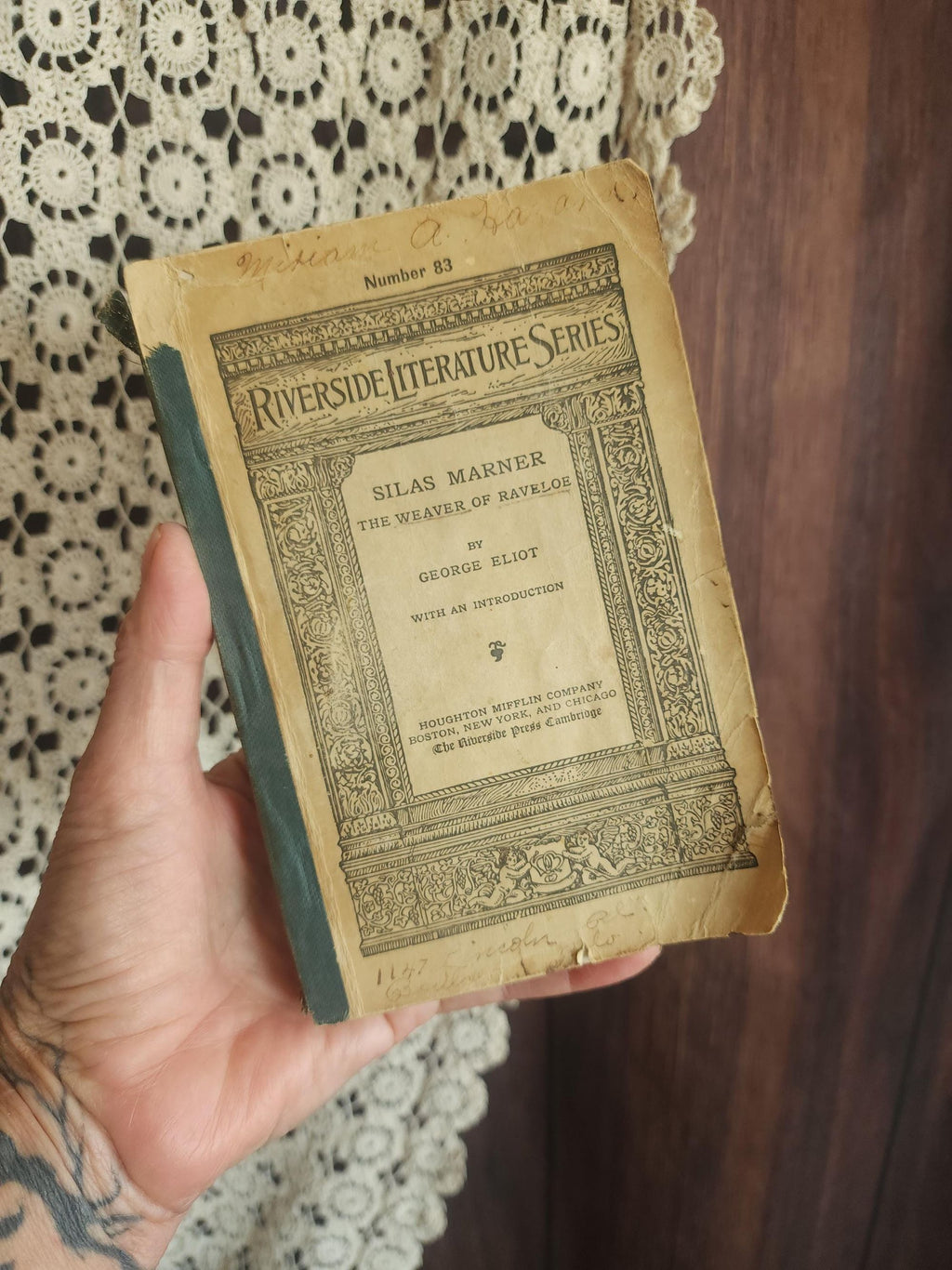 Vintage Antique 1895 Book, First Edition, "Silas Marner, The Weaver of Raveloe" by George Eliot