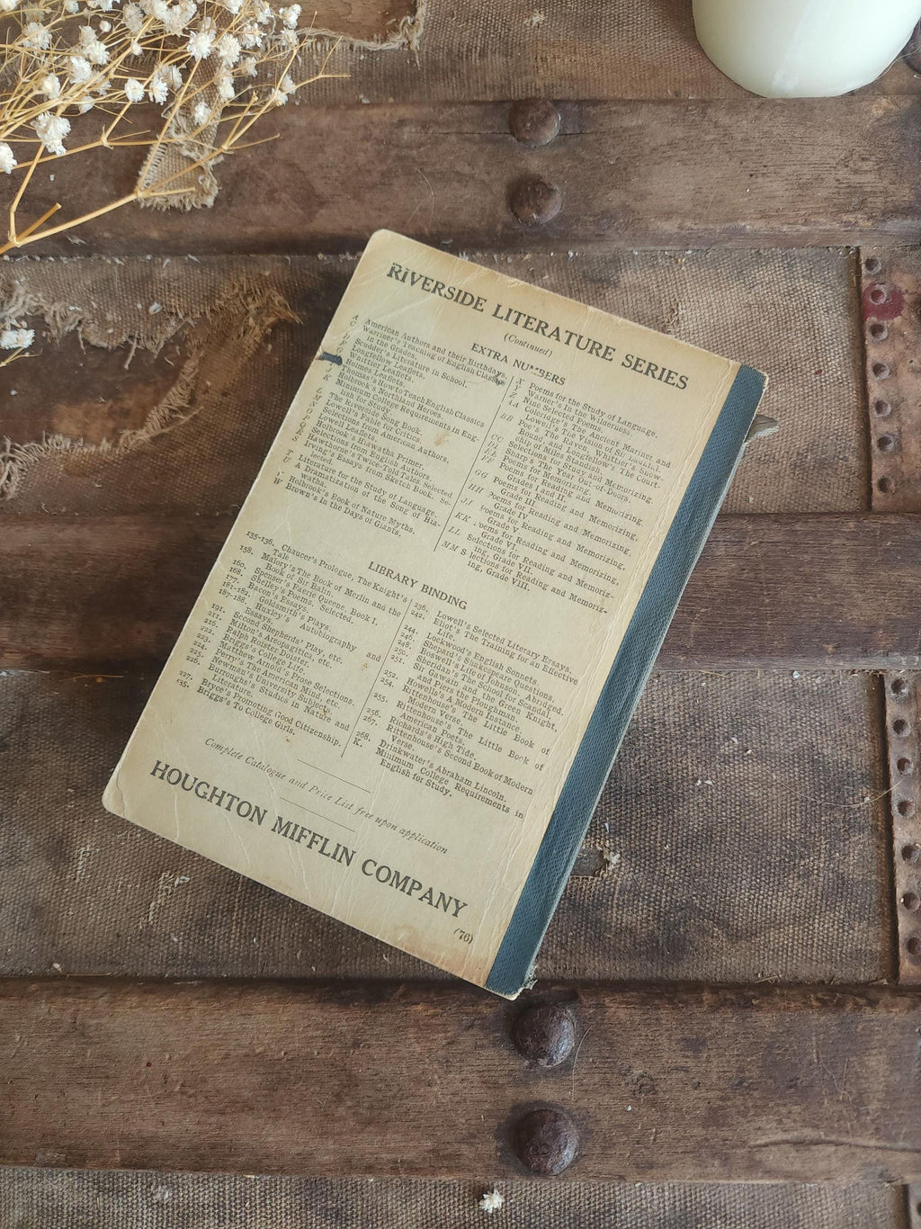 Vintage Antique 1895 Book, First Edition, "Silas Marner, The Weaver of Raveloe" by George Eliot