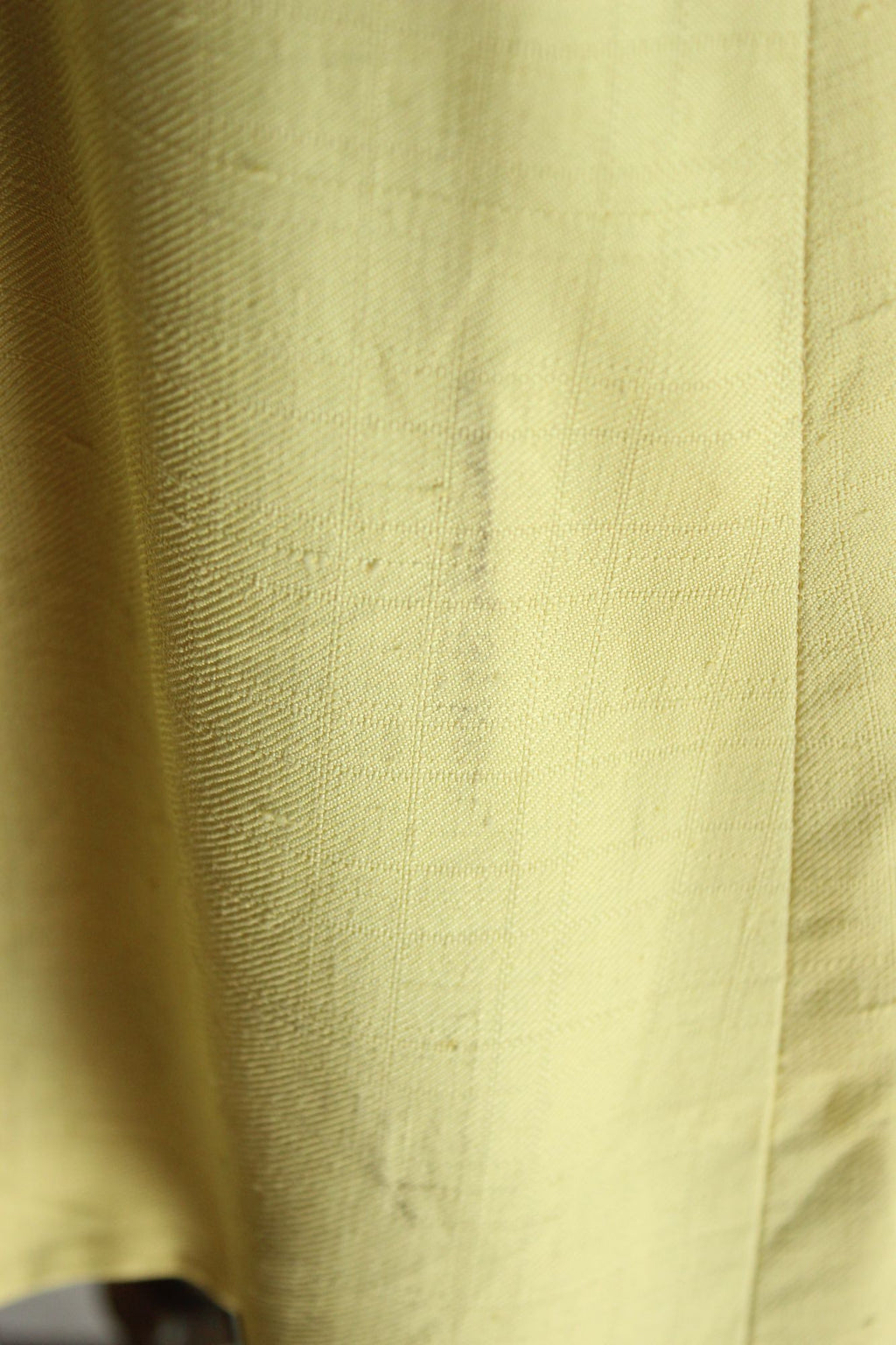 Vintage 1960s Vogue Paris Original Yellow Linen Three Piece Suit
