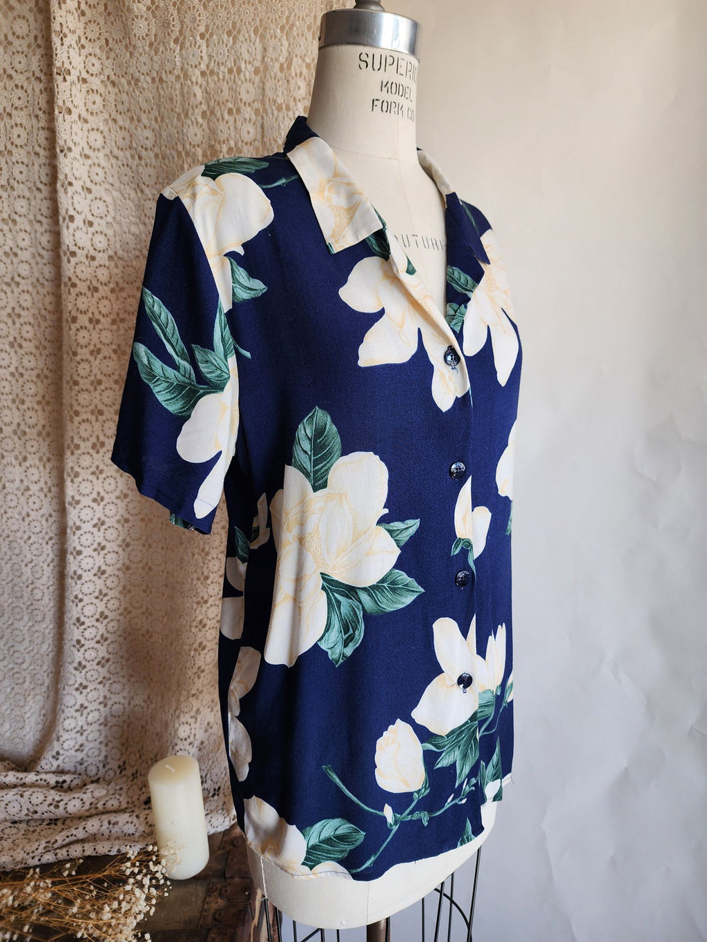 Vintage 1980s Hawaiian Shirt by Sag Harbor