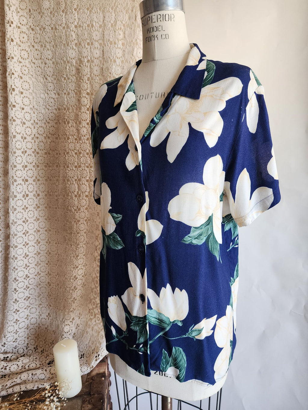 Vintage 1980s Hawaiian Shirt by Sag Harbor