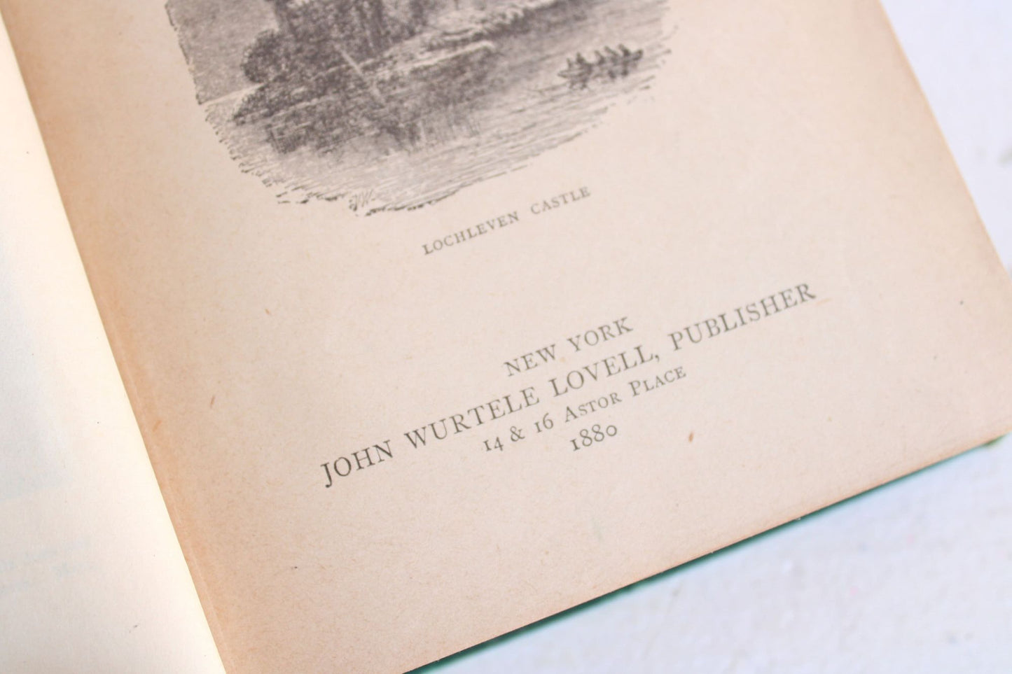 Vintage 1880s Book, Sir Walter Scott,  The Waverly Novels, The Abbot Sequel to The Monastery