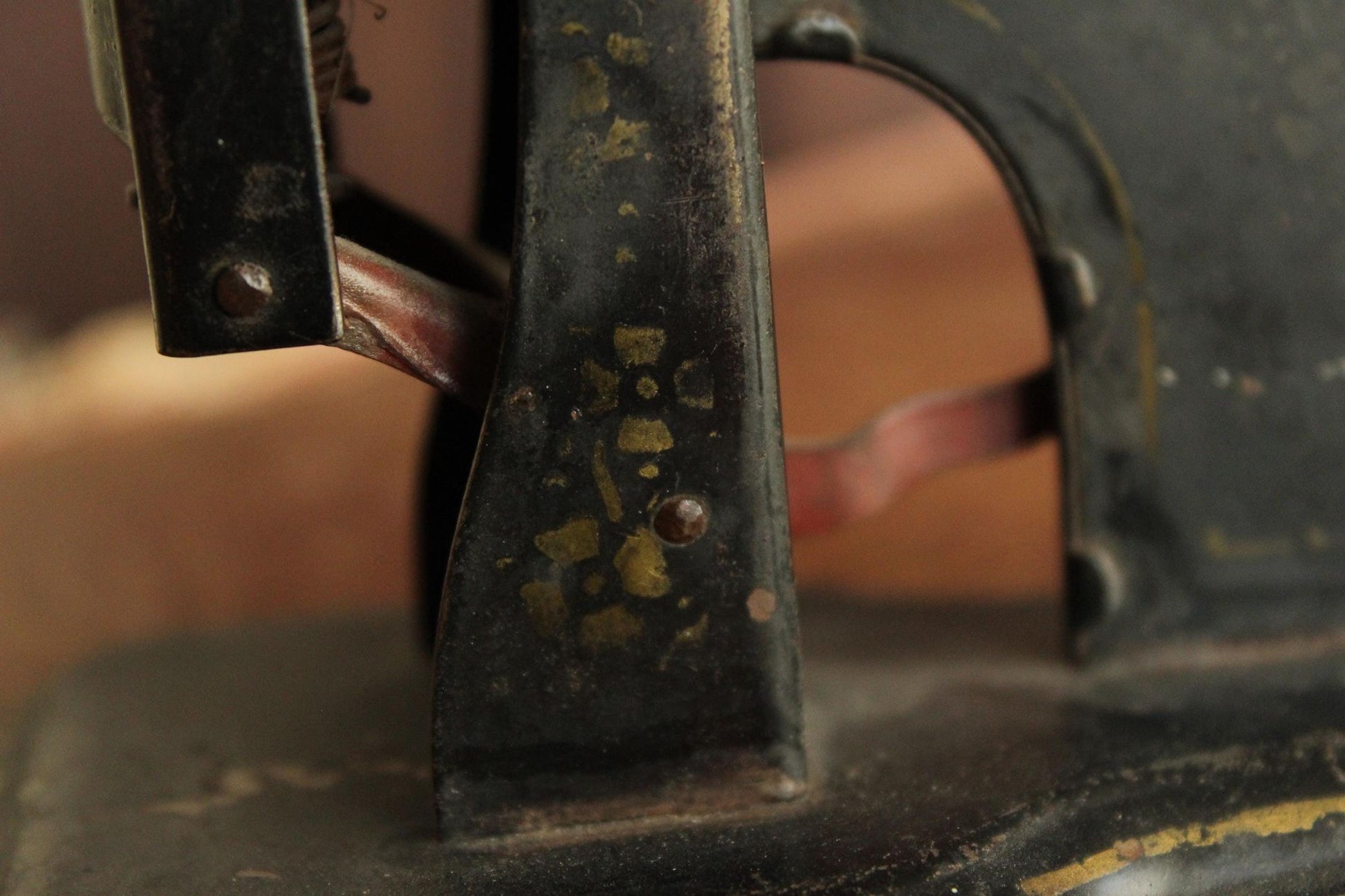 Vintage 1910s Triner Gem Postal Scale WW1 Painted Black, Rare Dual Rates