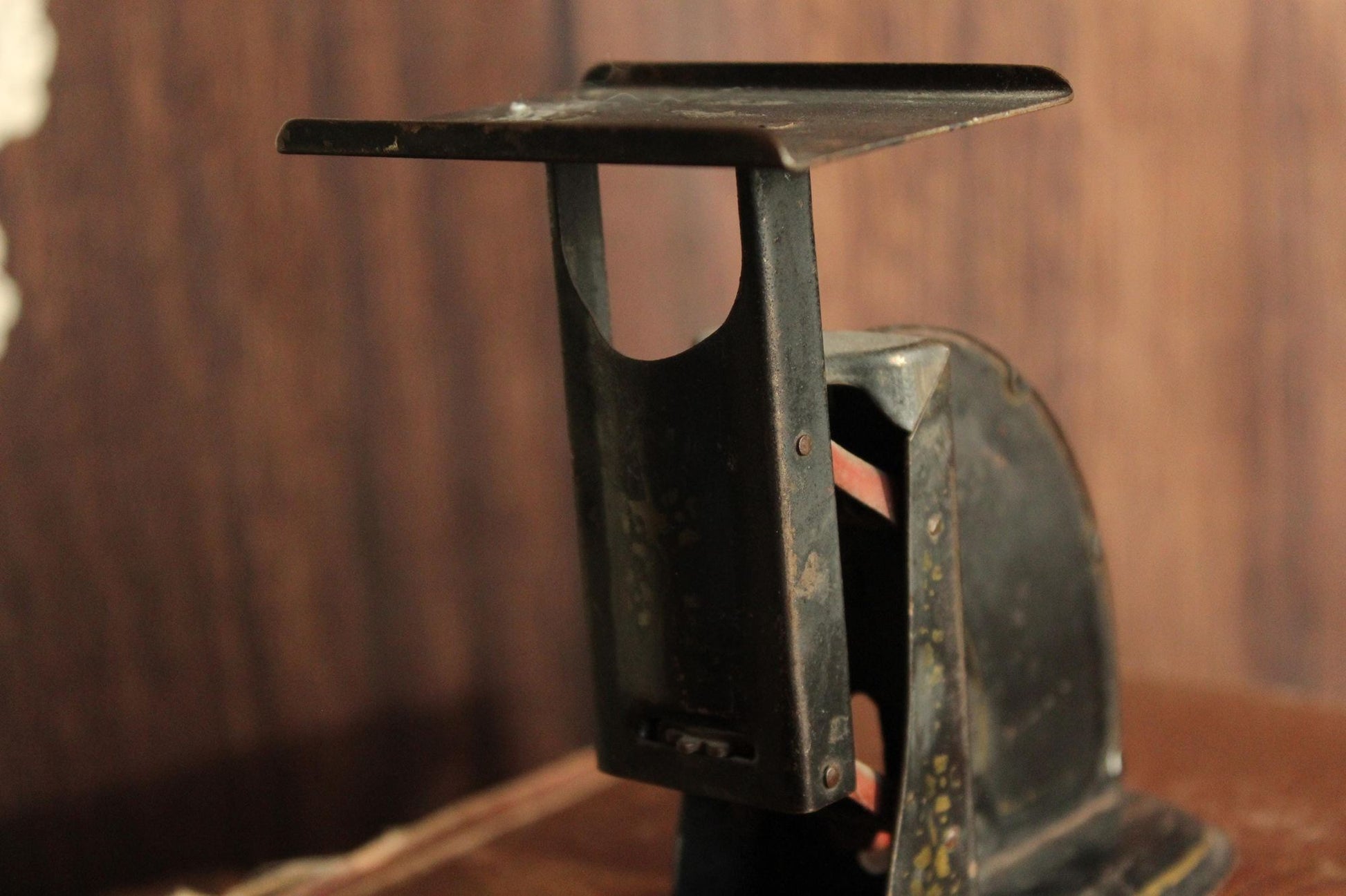 Vintage 1910s Triner Gem Postal Scale WW1 Painted Black, Rare Dual Rates