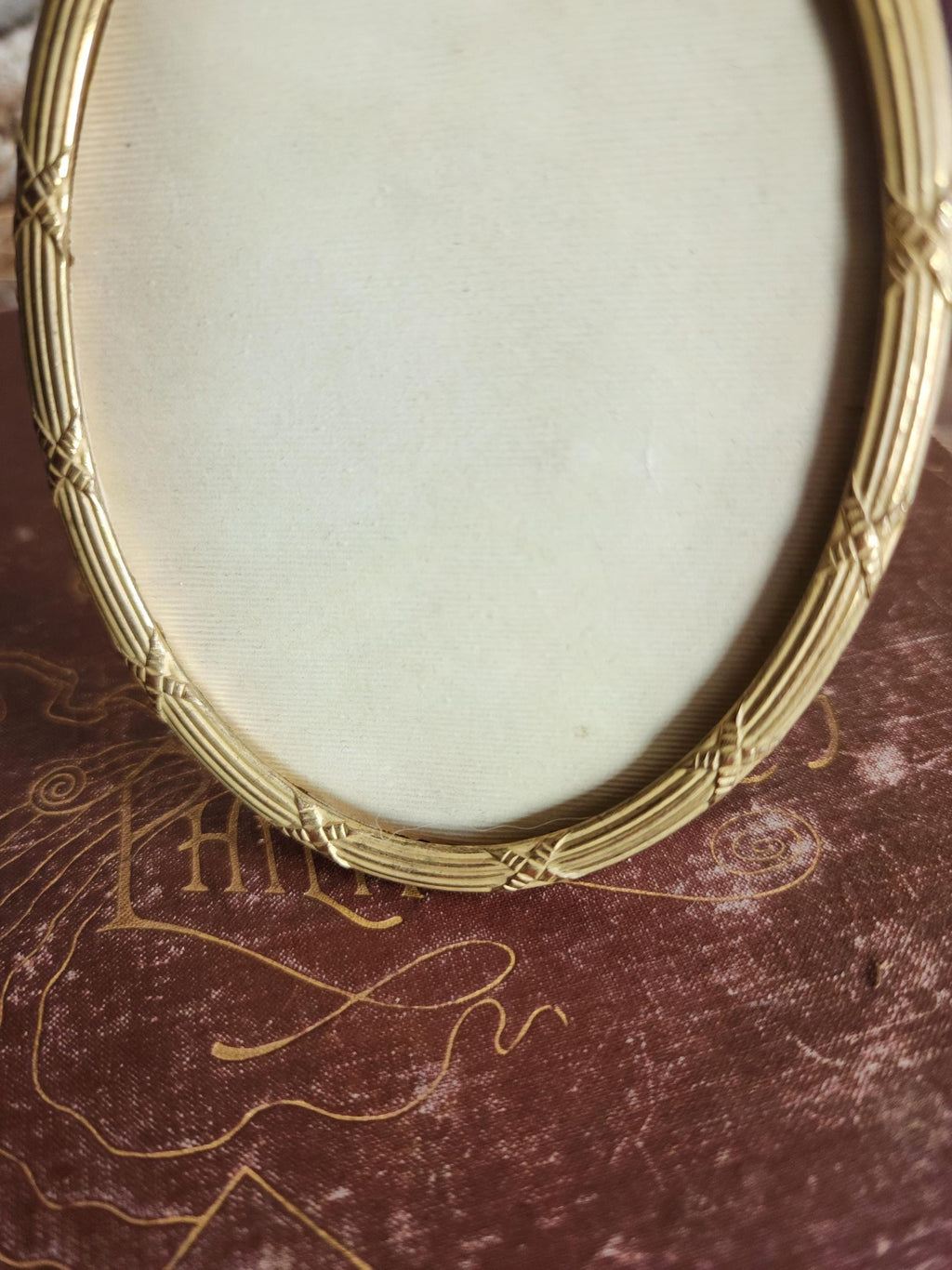 Vintage 1960s Ornate Baroque Gold Frame